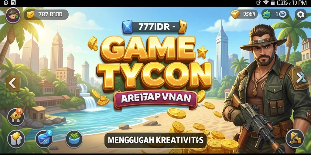 Tangkapan layar gameplay Tycoon yang seru dan interaktif.