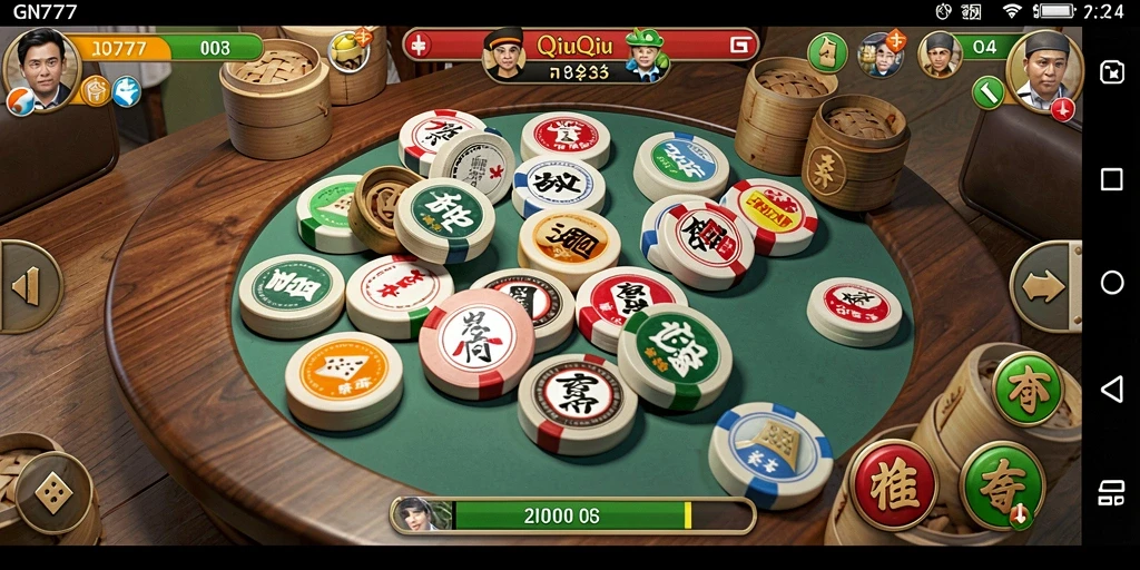 Screenshot gameplay QiuQiu di GN777 dengan aksi seru.