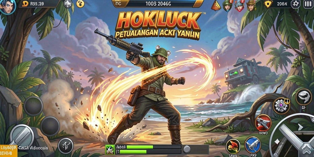 Tangkapan layar HOKILUCK menampilkan aksi seru dalam gameplay penuh adrenalin.