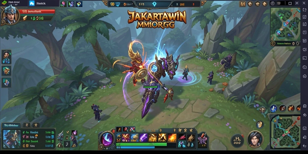 Screenshot gameplay JAKARTAWIN yang menampilkan aksi seru dalam petualangan MMORPG.