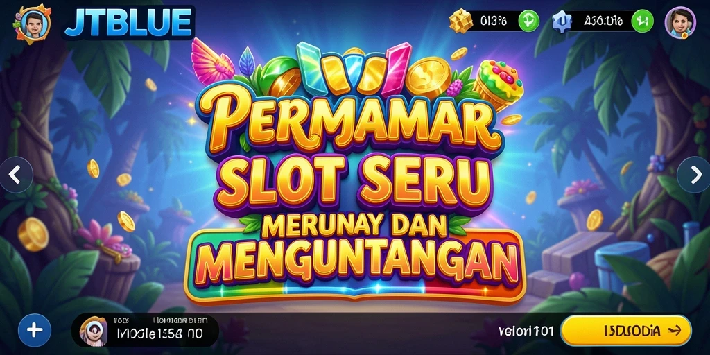 Gameplay Slot menarik di JTBLUE dengan berbagai tema.
