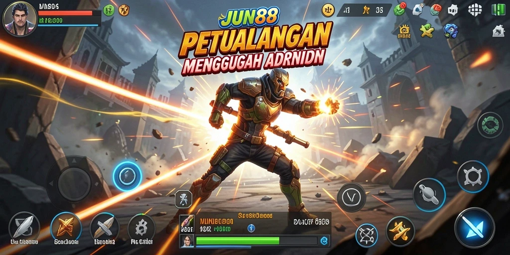 Tampilan gameplay Action yang mendebarkan dan penuh strategi.