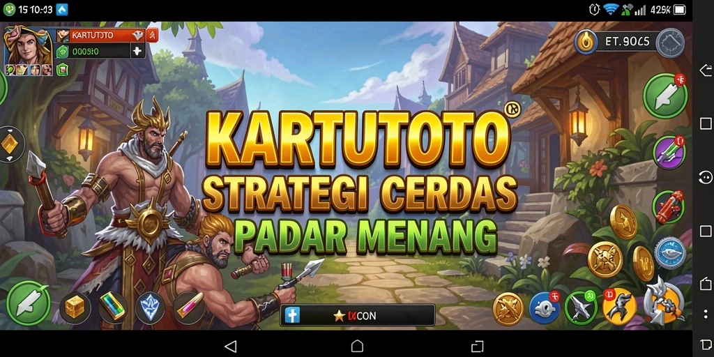 Tampilan gameplay KARTUTOTO yang menegangkan dan strategis.