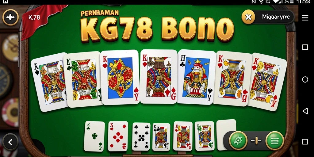 Tampilan gameplay seru game Domino KG778.