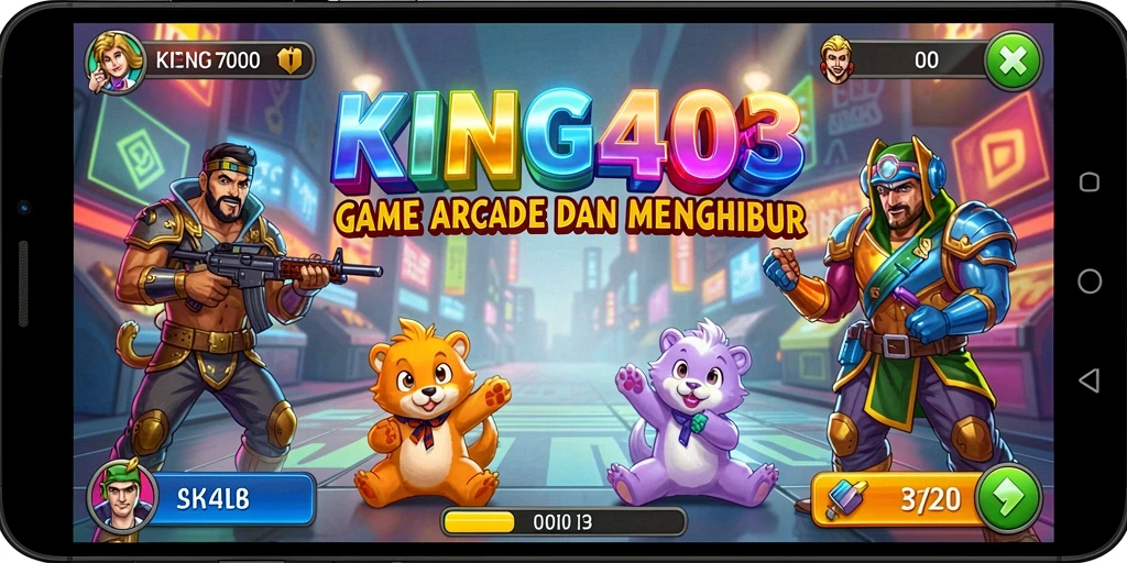 Tampilan gameplay KING403 yang penuh aksi dan keseruan.