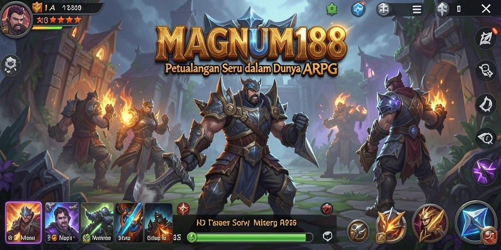 Tangkapan layar gameplay MAGNUM188 yang menunjukkan aksi seru dan petualangan menarik.