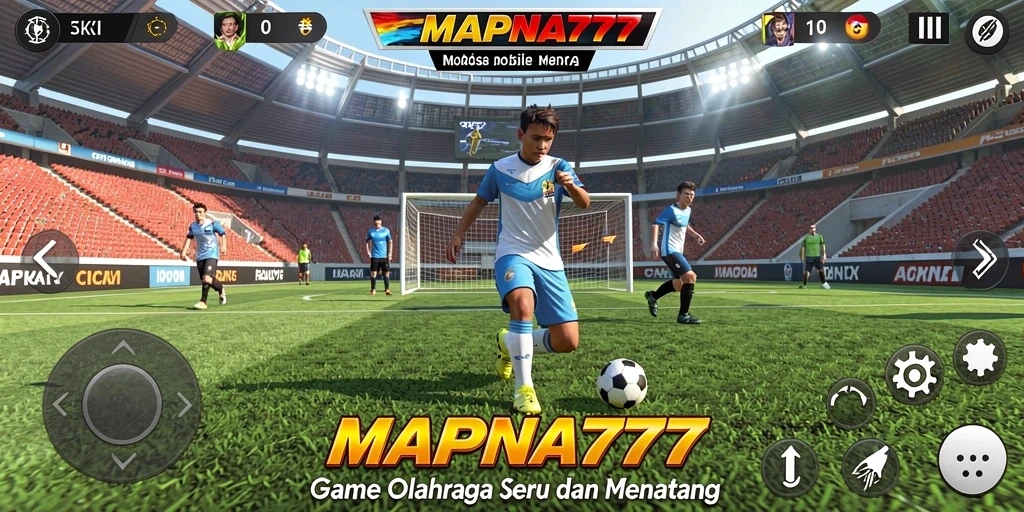 Screenshot menunjukkan gameplay olahraga yang menarik di MAPNA777.