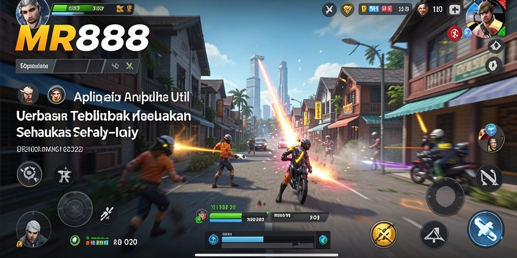 Tampilan antarmuka utama MR888 yang sederhana dan fungsional.