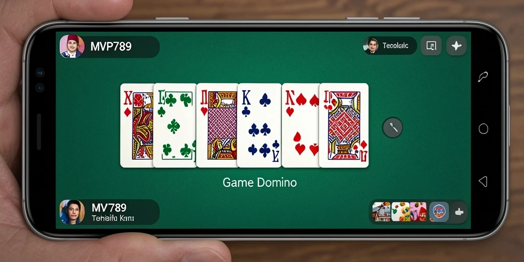 Tampilan gameplay menarik dari MVP789 yang penuh dengan aksi Domino.