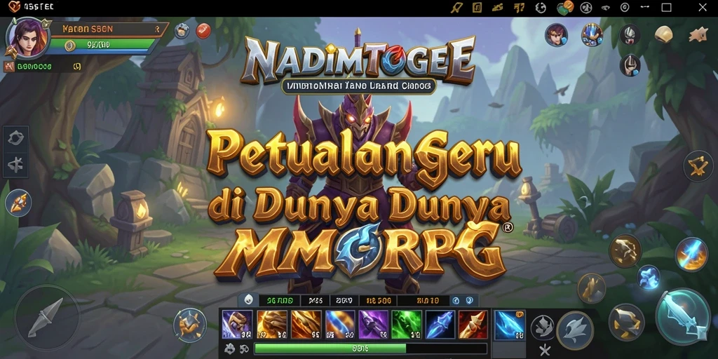 Tampilan dinamis dan penuh aksi dari gameplay NADIMTOGEL.