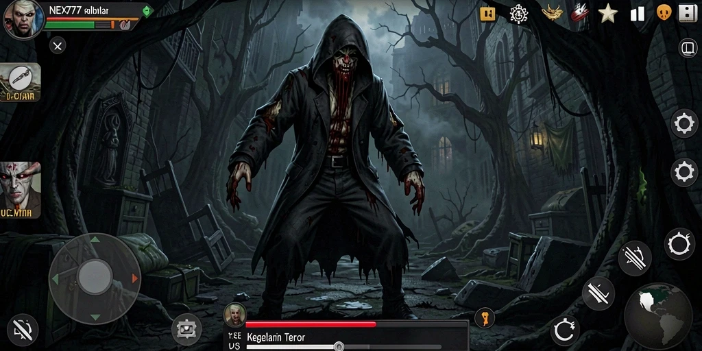 Tampilan menakutkan dari gameplay NEX777 yang membuat jantung berdebar.