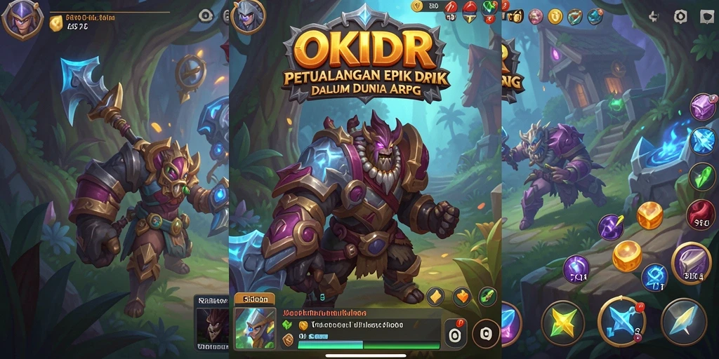 Tampilan gameplay OKIDR yang menakjubkan dalam dunia ARPG.