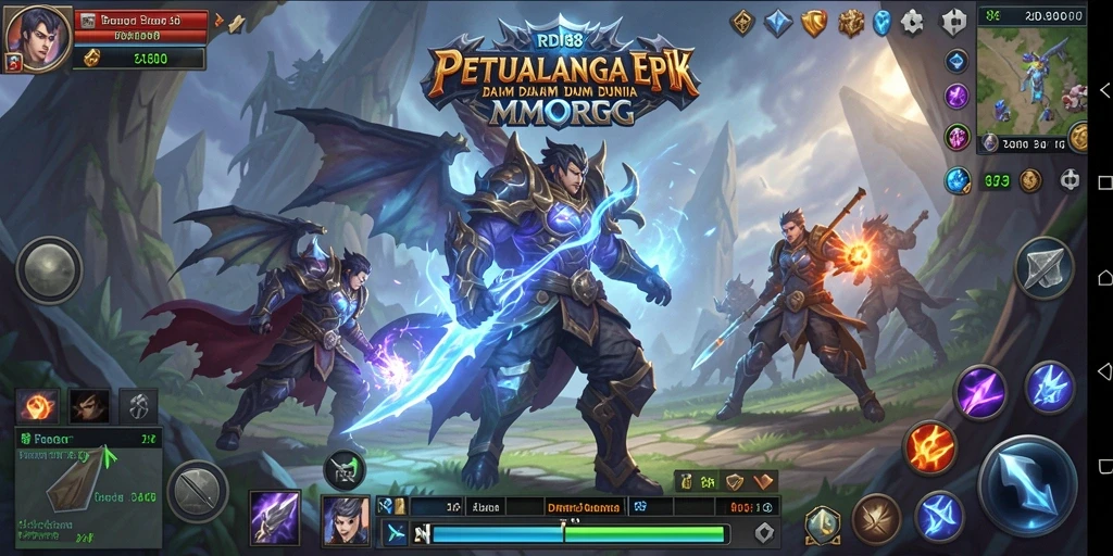 Tampilan gameplay RDI88 yang mengesankan dan imersif dalam dunia MMORPG.