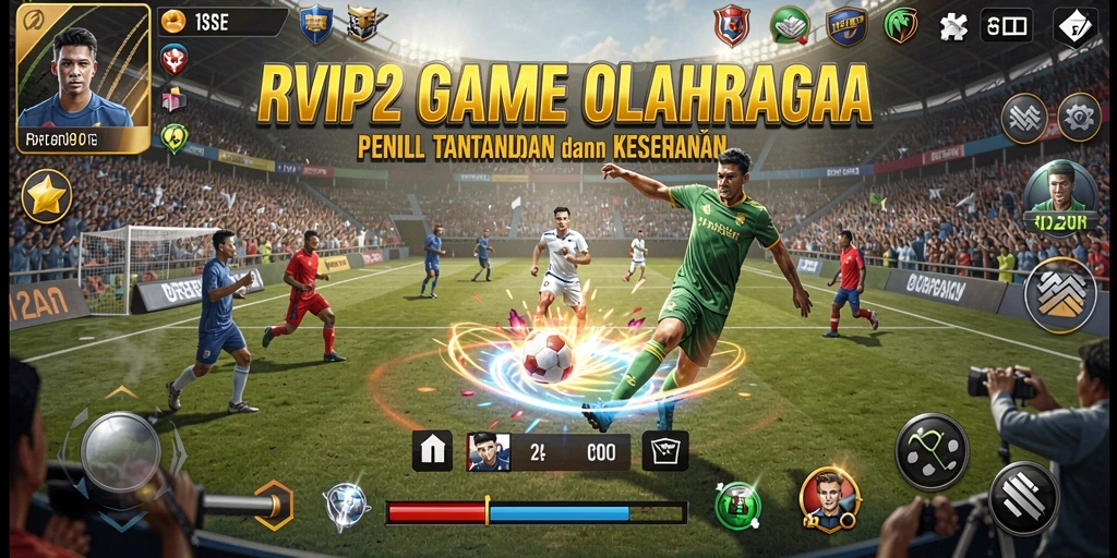 Tampilan gameplay <strong>RVIP2</strong> yang penuh aksi dan strategi olahraga.