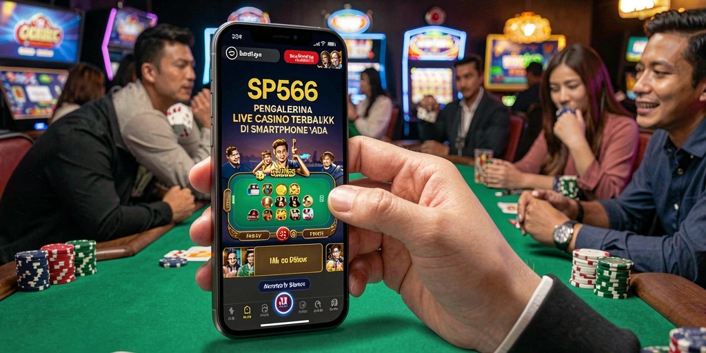 Tampilan menarik dari gameplay Live Casino di SP666.