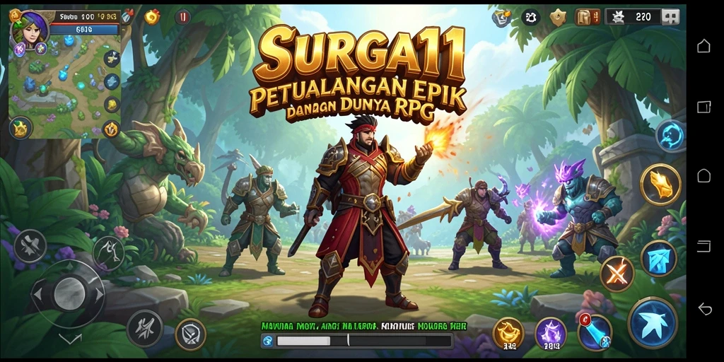 Tampilan gameplay SURGA11 yang menarik dan mendalam dalam dunia RPG.