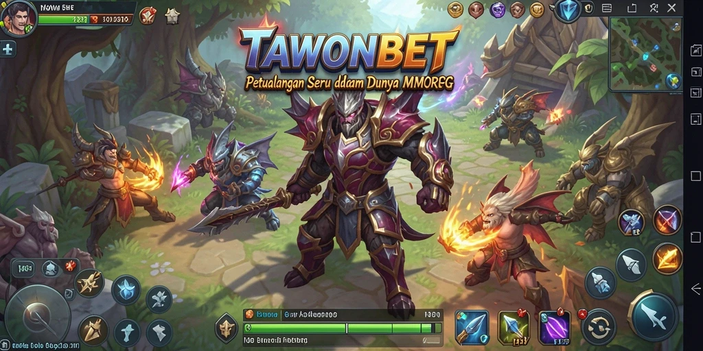 Screenshot gameplay TAWONBET yang menampilkan aksi petualangan seru.